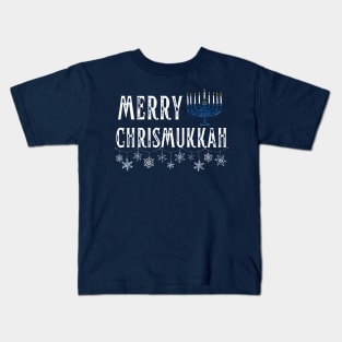 Merry Chrismukkah Hanukkah Jewish Chanukah Christmas Kids T-Shirt